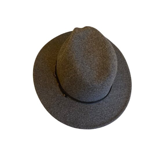 Gray Wool Blend Hipster Hat One Size - Picture 3 of 6